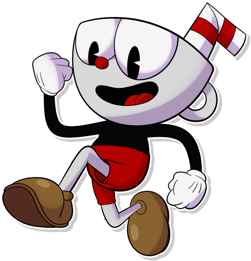 Cuphead Character Pose PNG