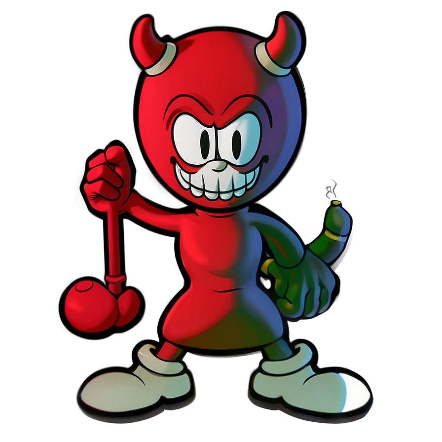 Download Cuphead Devil Deal Scene Png 05212024 | Wallpapers.com