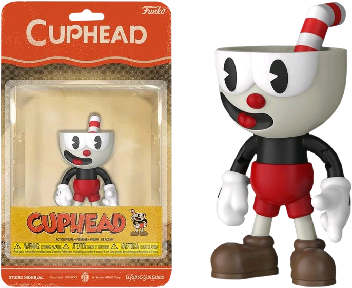 Cuphead Funko Action Figure Packaging PNG