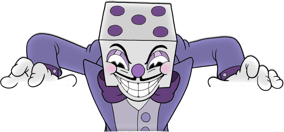 Cuphead King Dice Smiling PNG
