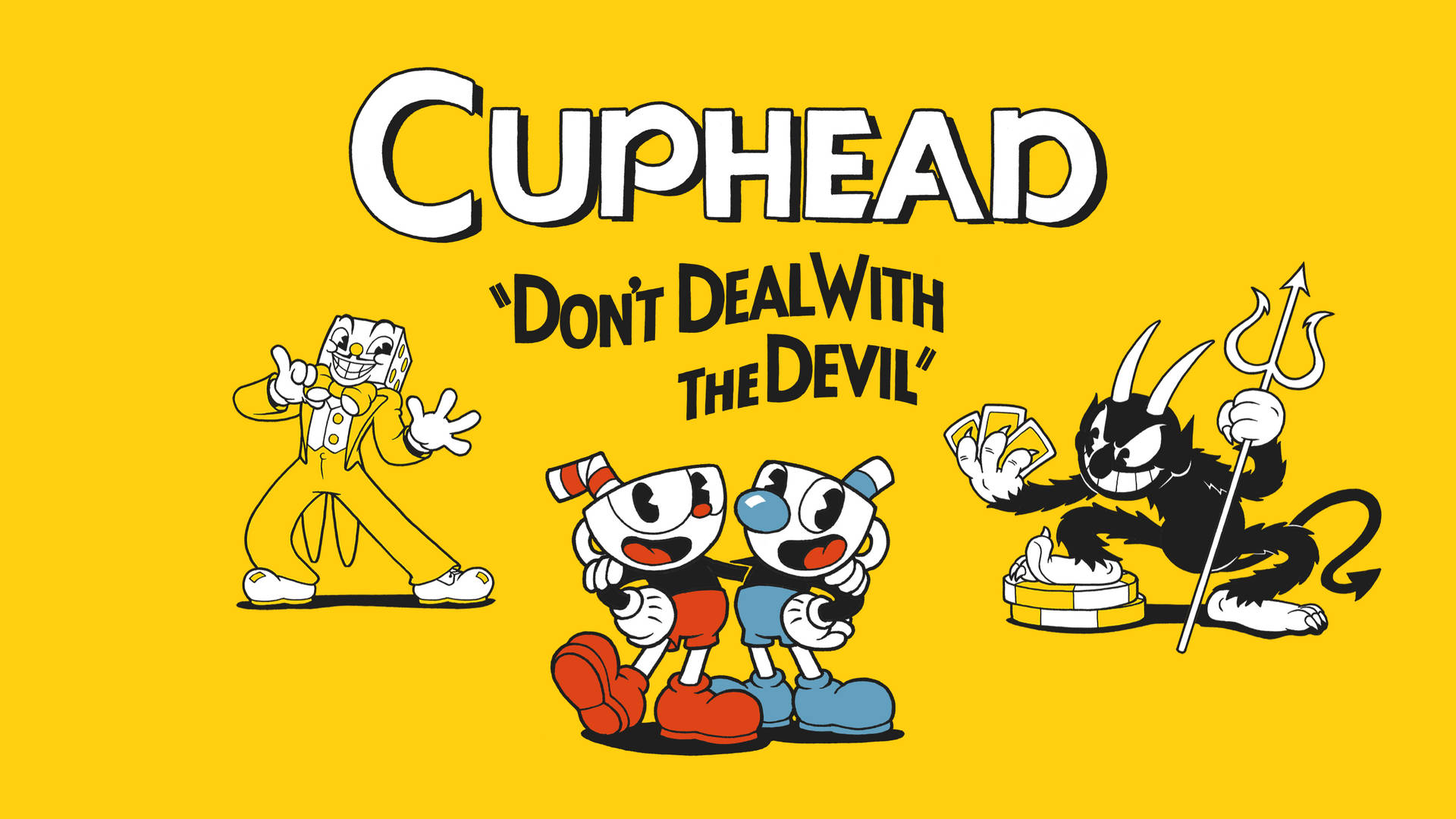 Dare to Challenge the Almighty Cuphead Wallpaper