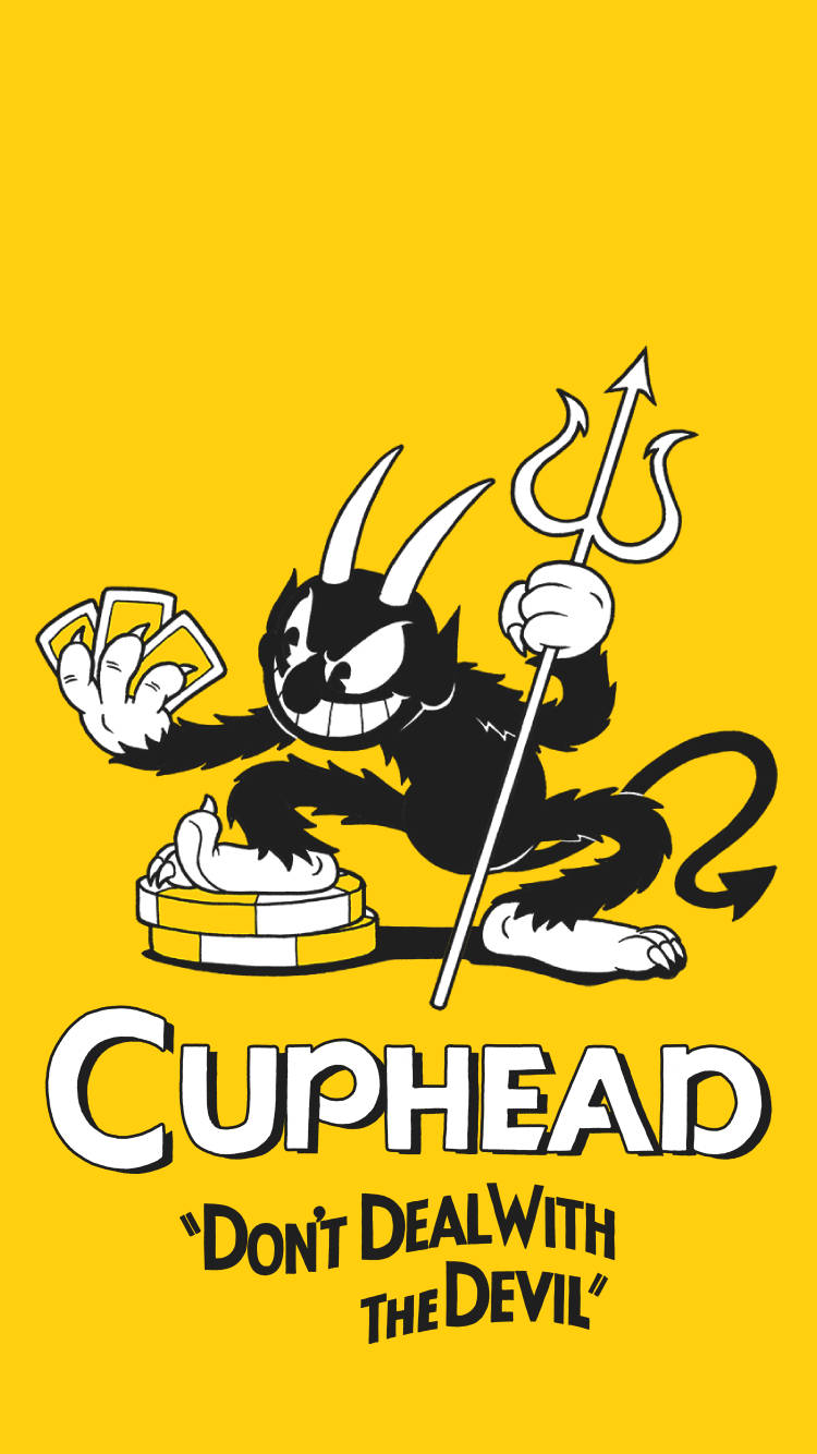 Cuphead The Devil Poster