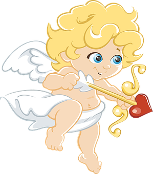 Cupid Angel Cartoon PNG