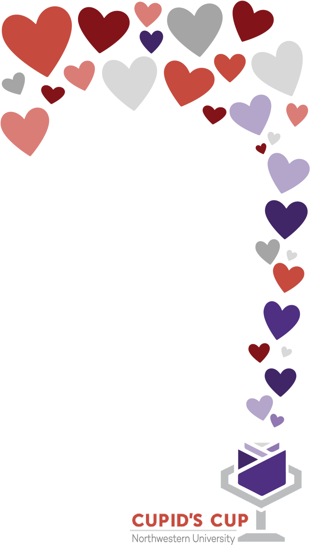 Cupids Cup Heart Filter Graphic PNG