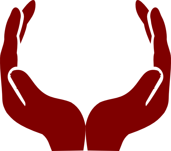 Cupped_ Hands_ Silhouette PNG