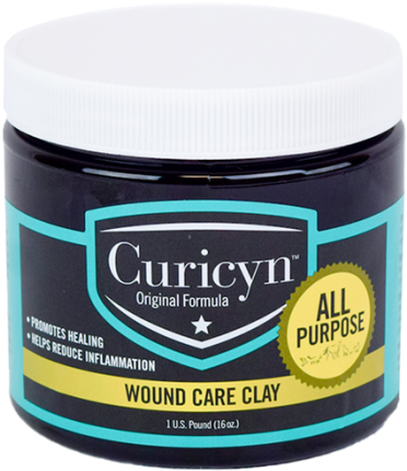 Curicyn Wound Care Clay Container PNG