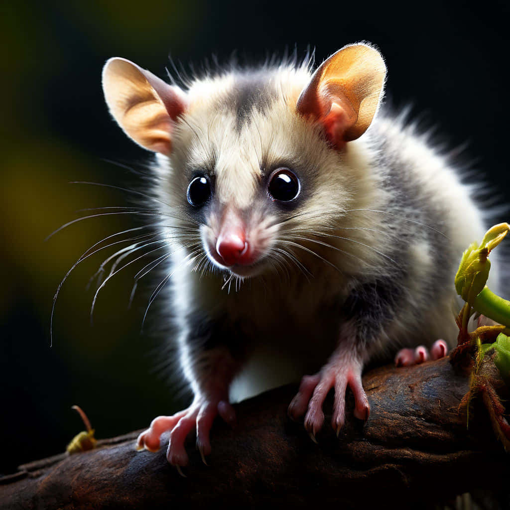 Curious Baby Possum Wallpaper