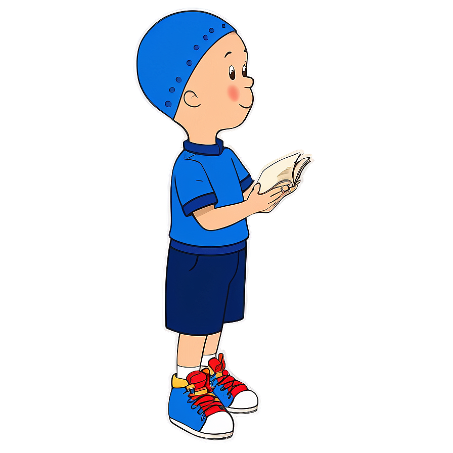 Download Curious Caillou Illustration Png Bcj | Wallpapers.com