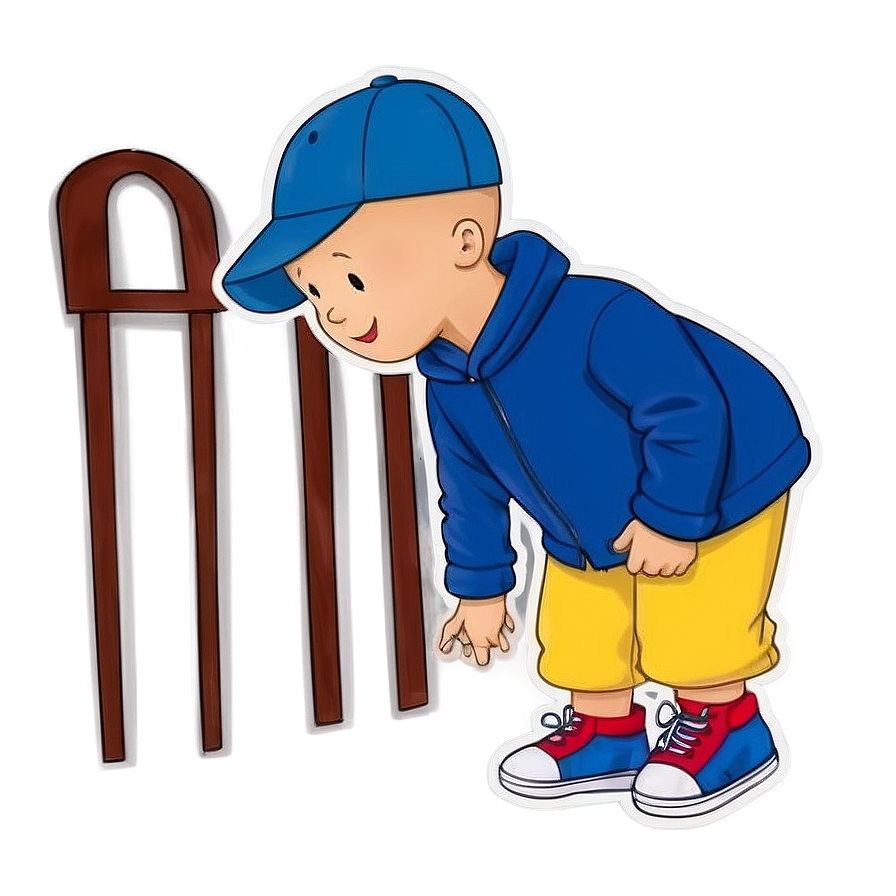 Download Curious Caillou Illustration Png Kju14 | Wallpapers.com