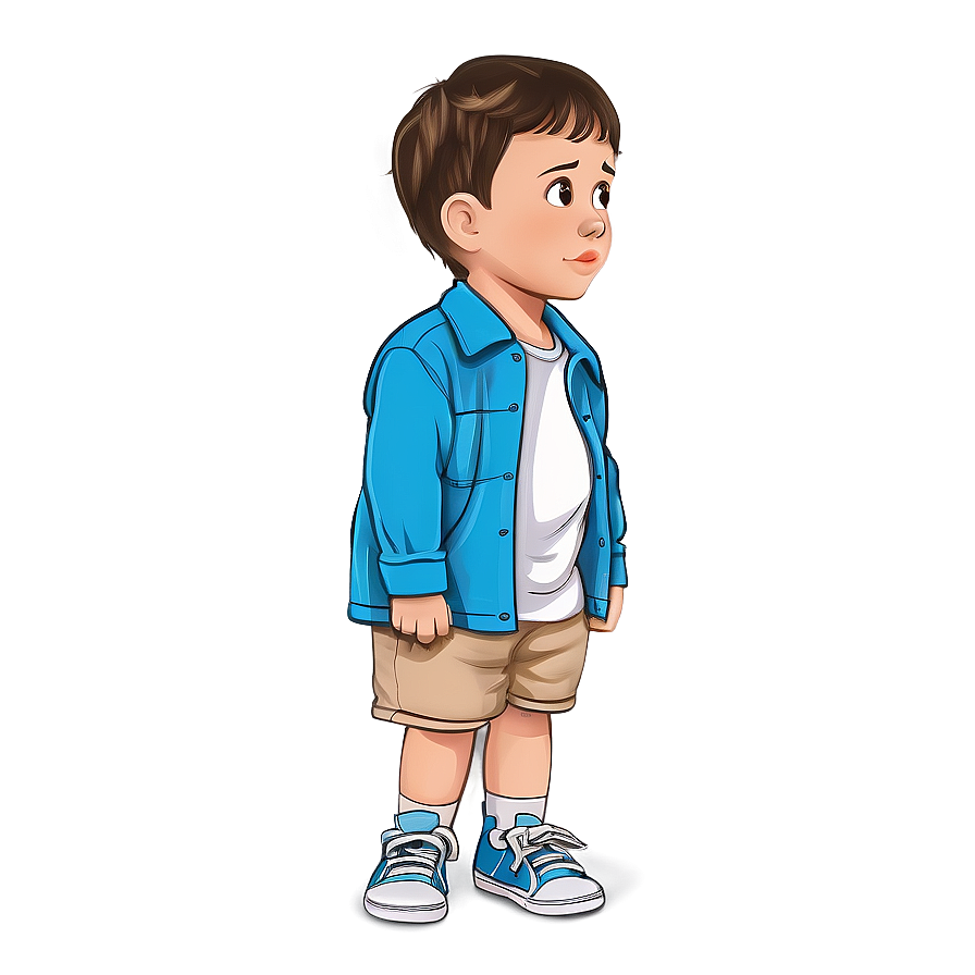 Curious Cartoon Kid Png Orb19 PNG