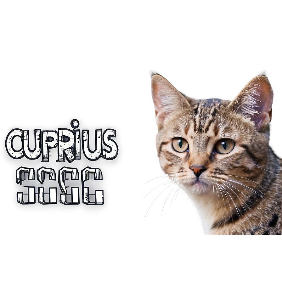 Curious Cat Meme Png 05212024 PNG