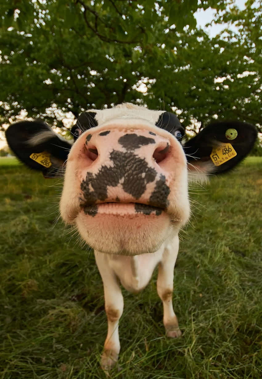 Curious Cow Up Close.jpg Wallpaper