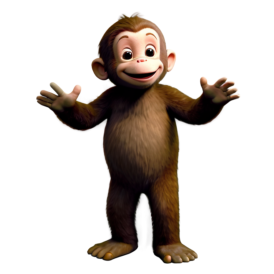 Download Curious George And Friends Png 49 | Wallpapers.com