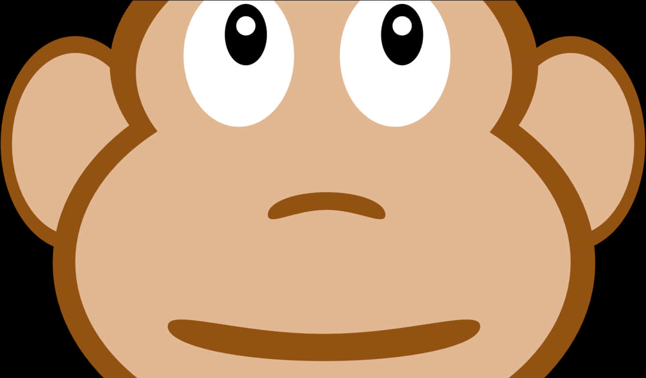 Curious George Face Graphic PNG