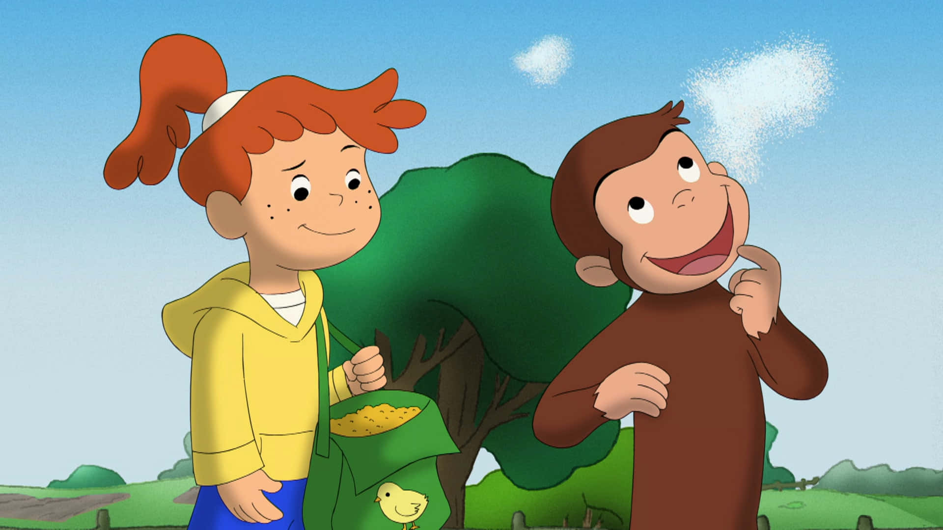Curious George is ready to take on a new adventure.