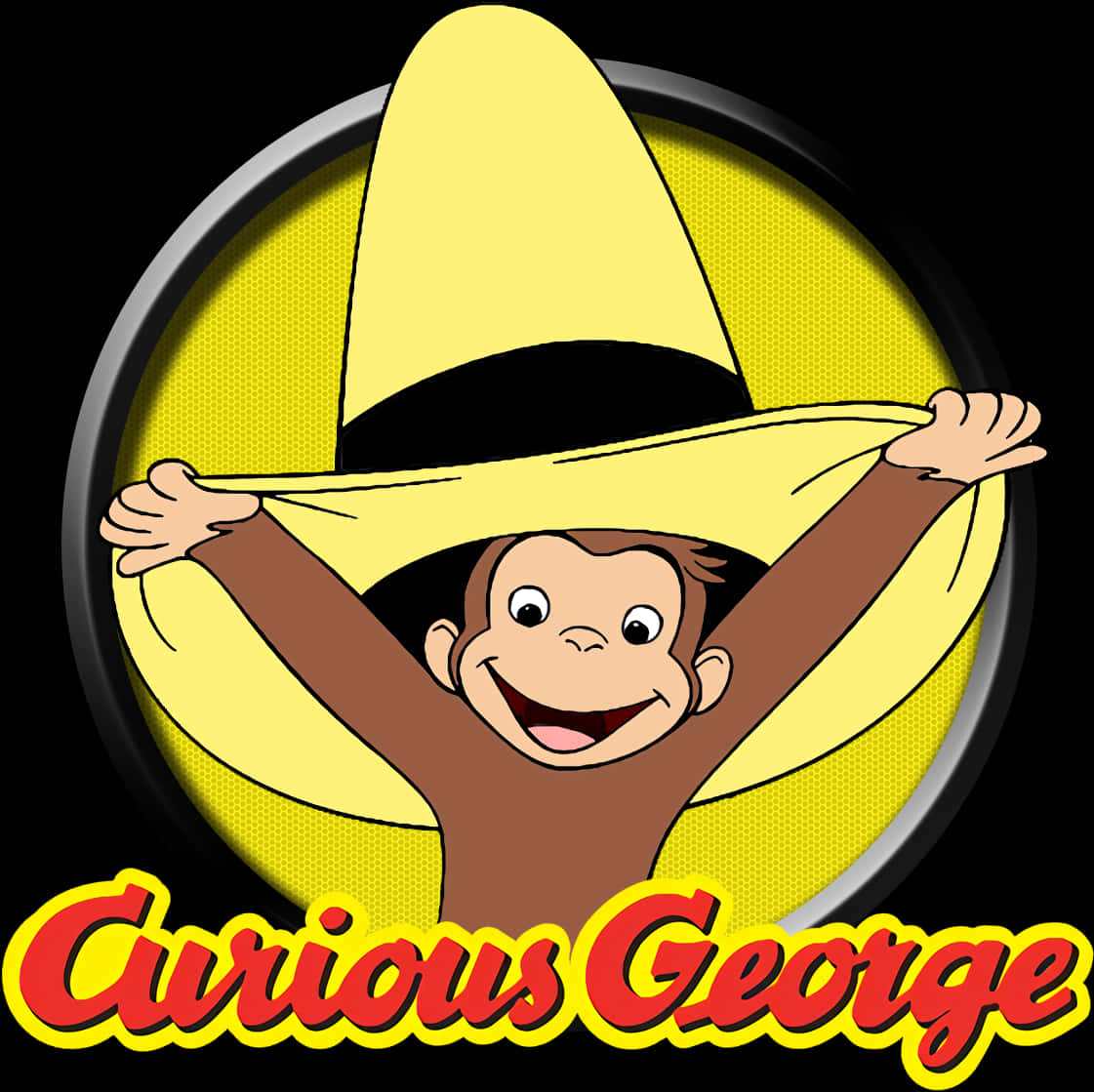 Curious George Yellow Hat Logo PNG