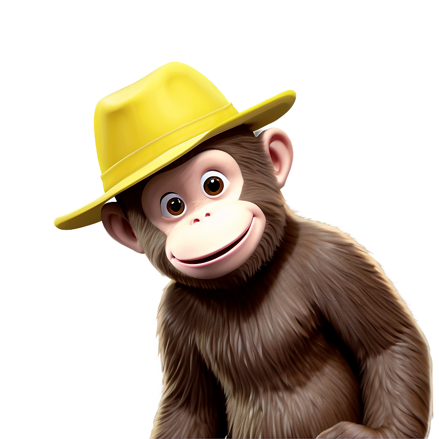 Curious George Yellow Hat Png Xtv86 PNG