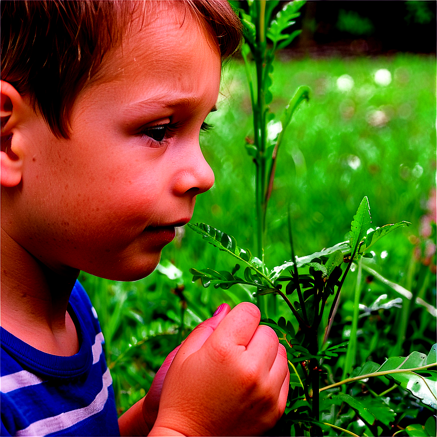 Curious Son Exploring Nature Png Inx PNG