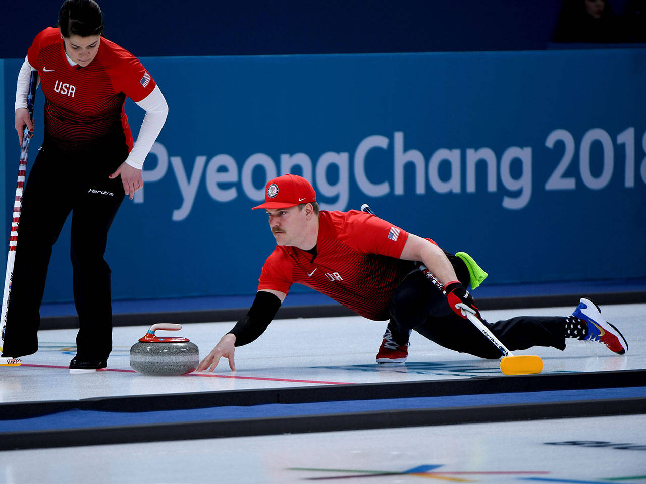 Curlingen Pyeong Chang 2018 Fondo de pantalla