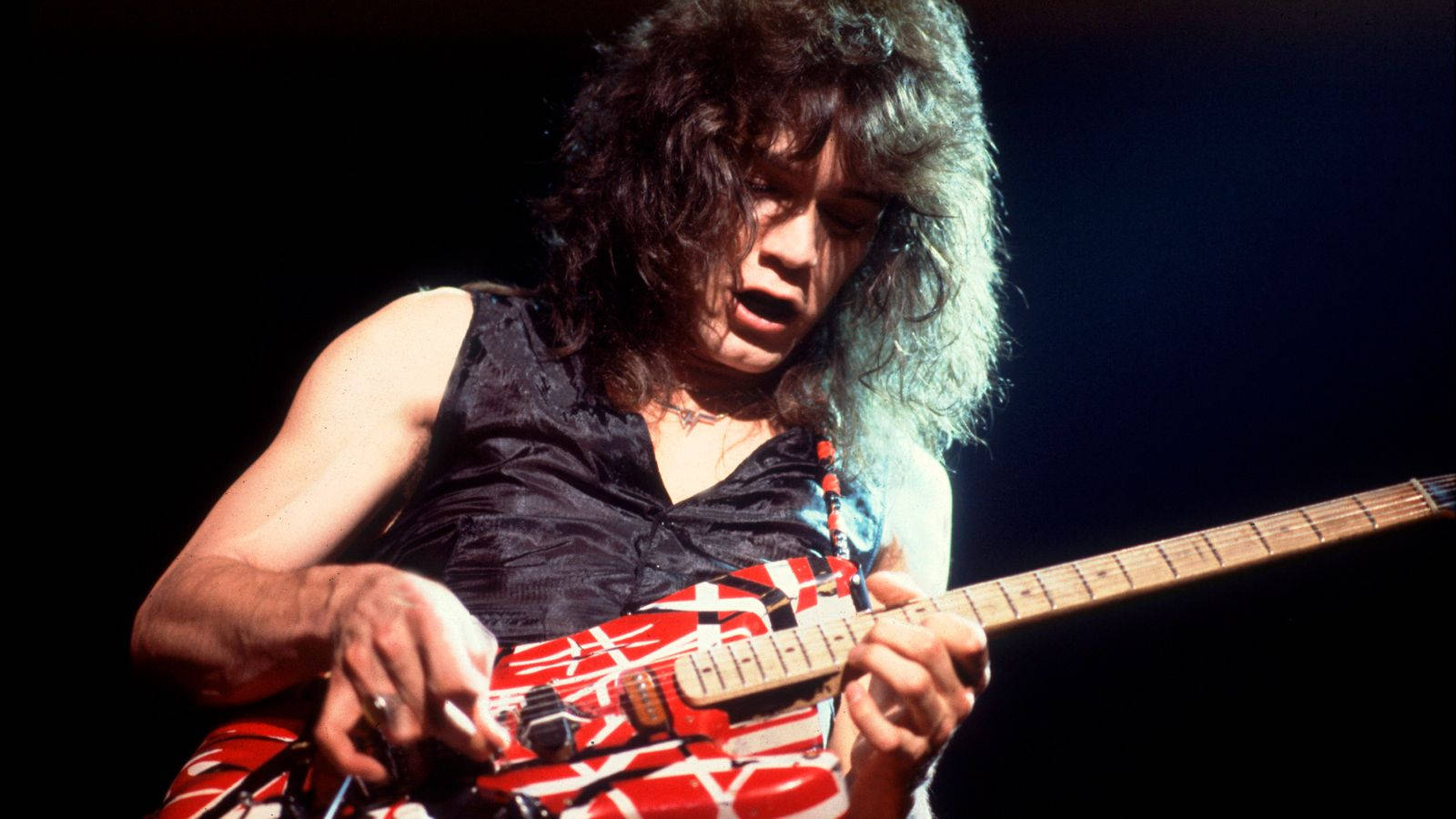 Curly Eddie Van Halen Background