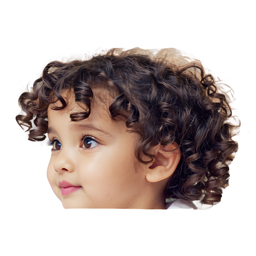 Curly Girl Hair Png 06132024 PNG