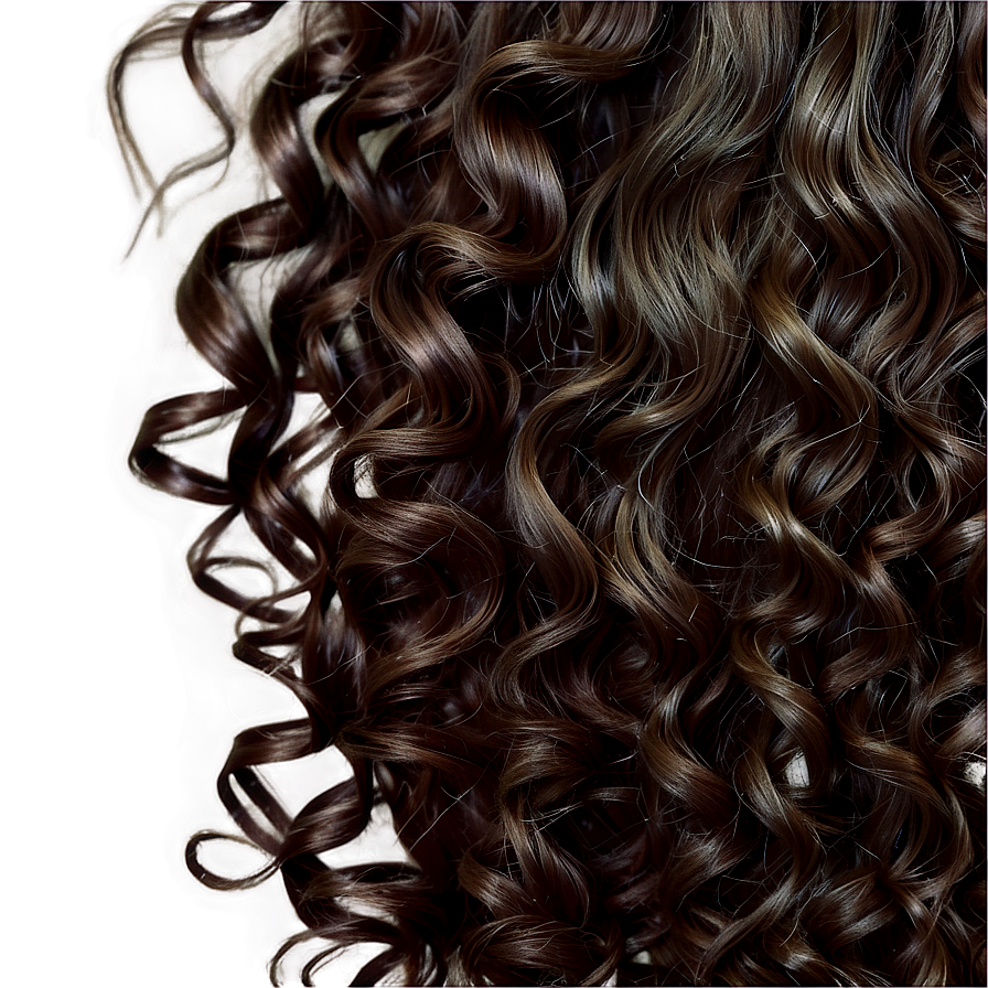 Curly Hair Detail Closeup Png Nks PNG