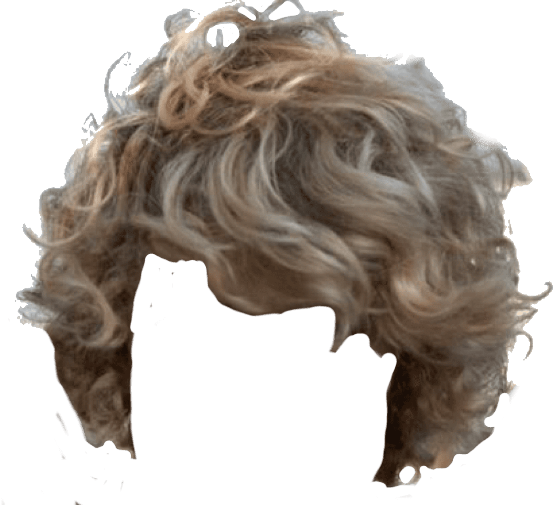 Curly Hair Texture PNG