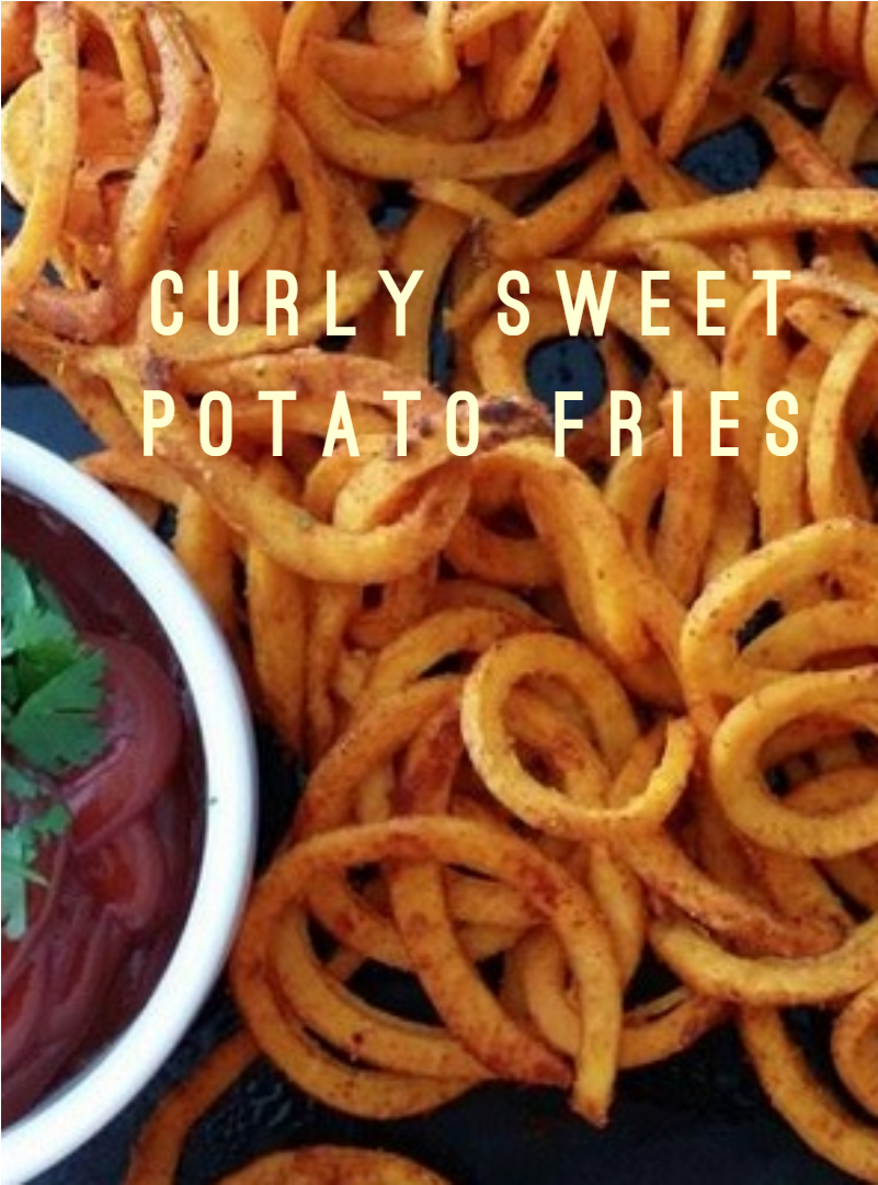 Curly Sweet Potato Fries PNG