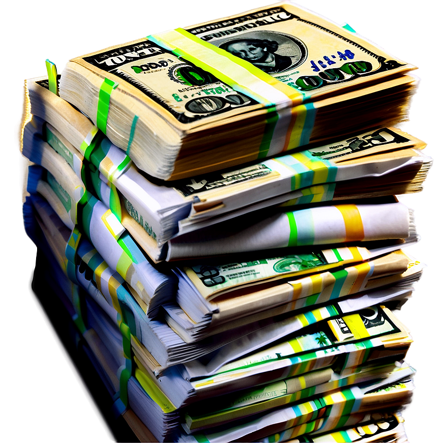 Currency Stack Png 05242024 PNG