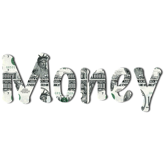 Currency Styled Word Money PNG