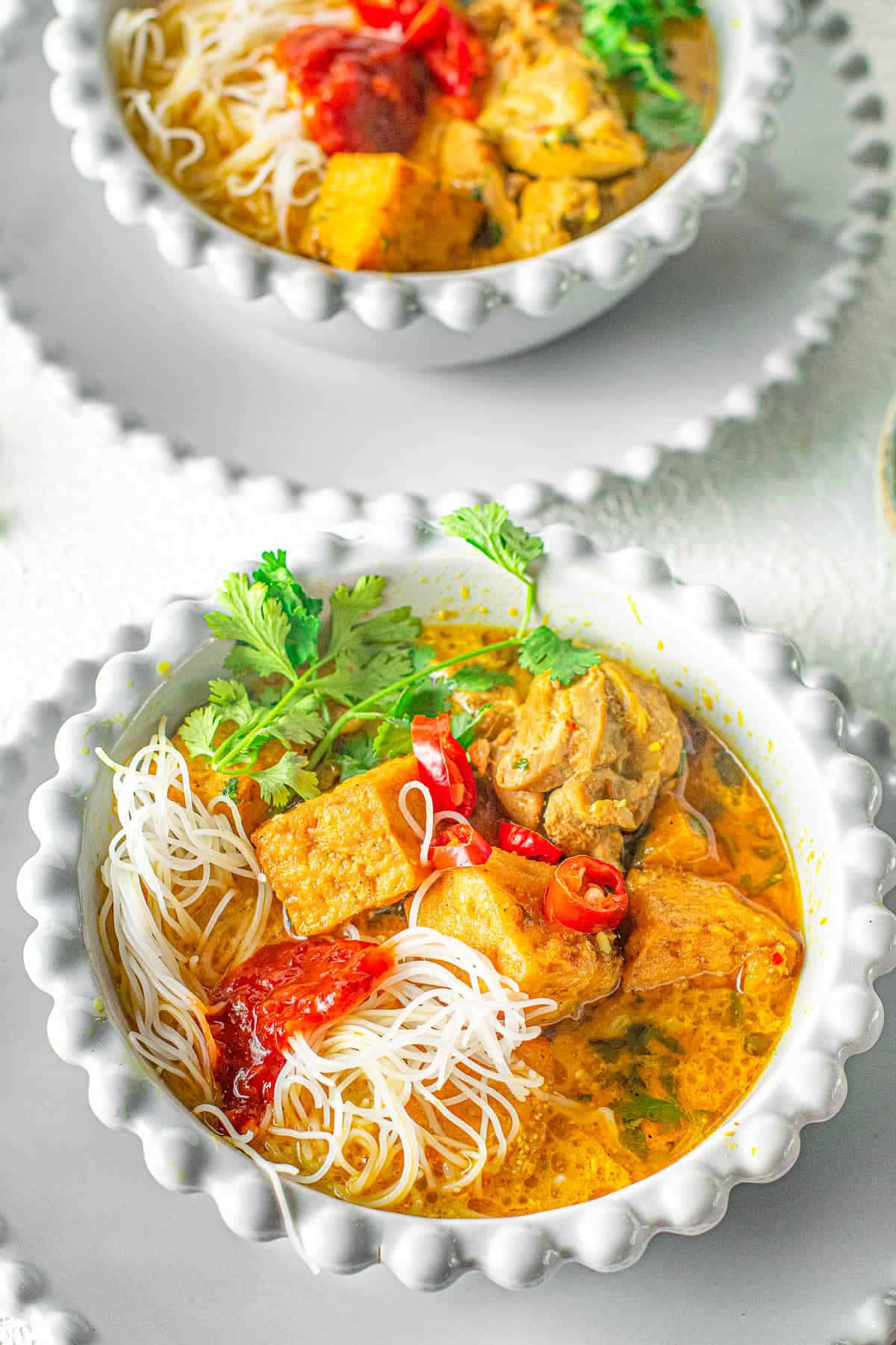 Curry Laksa With Appetizing Colors Picture