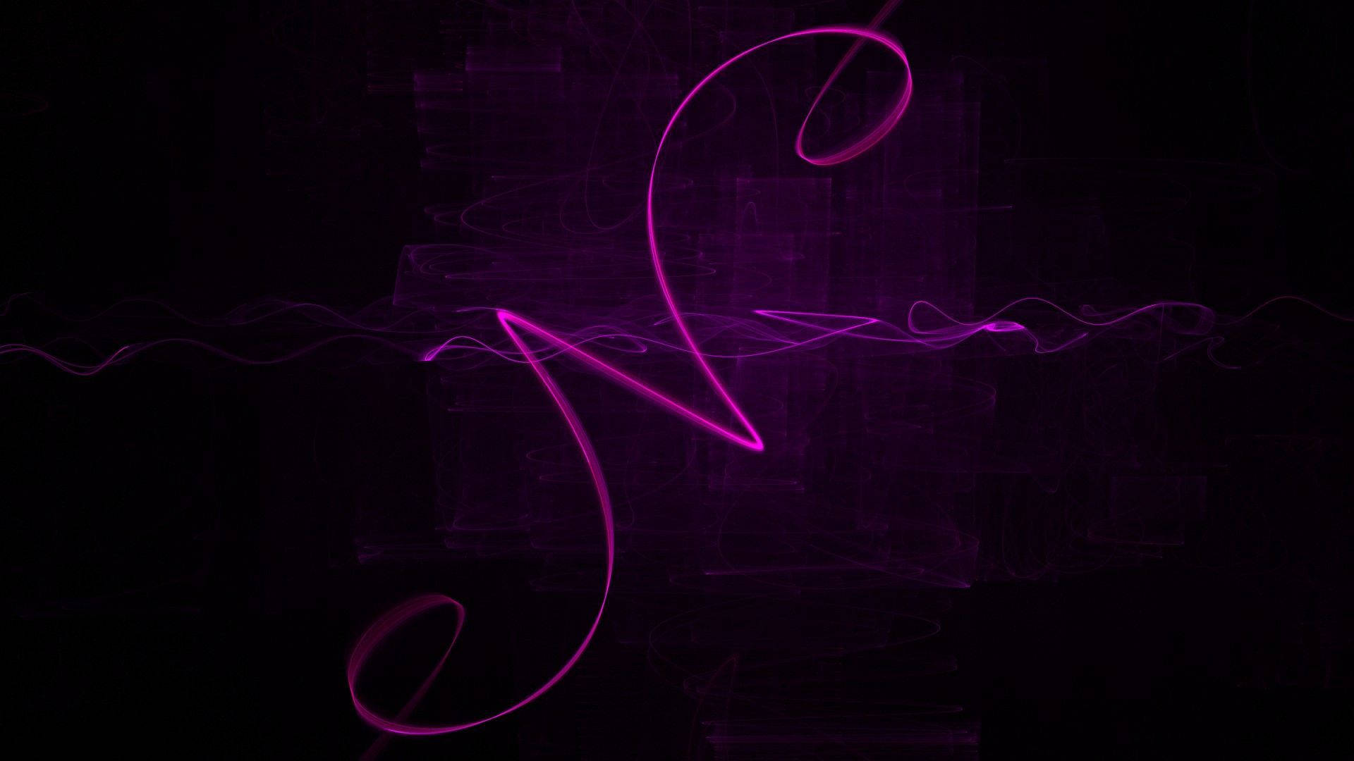Cursive Cool N Neon Purple Picture