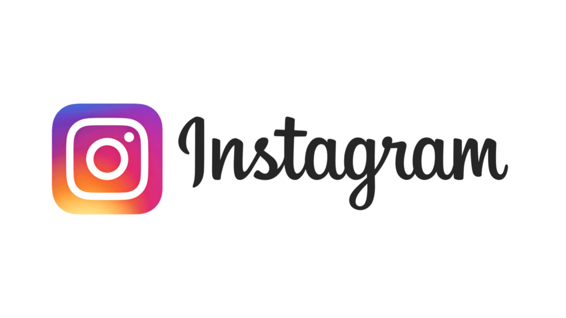 Cursive Instagram Logo Wallpaper