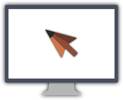 Cursor Pencil Icon Design PNG