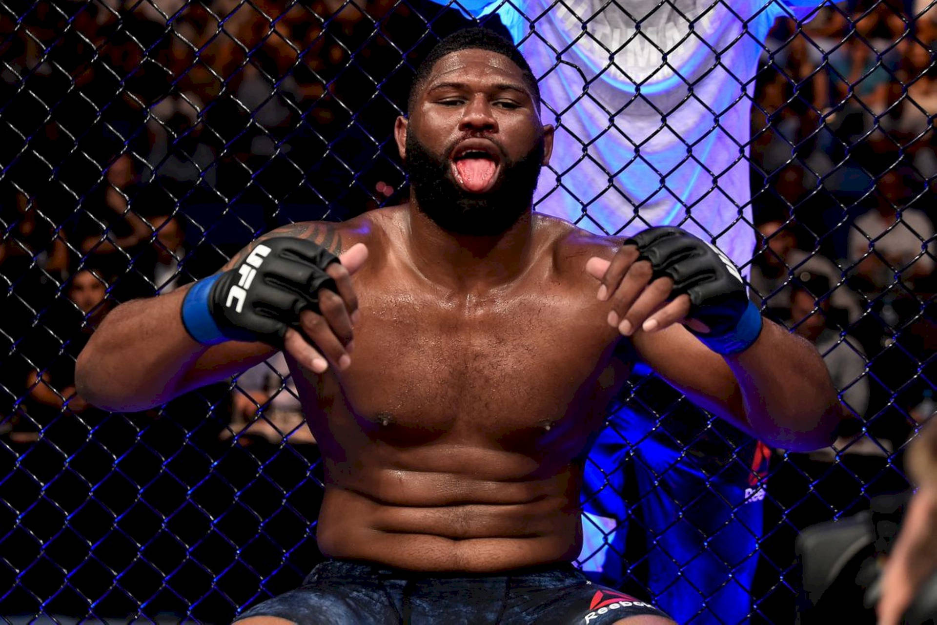 Curtis Blaydes Tongue Out Wallpaper