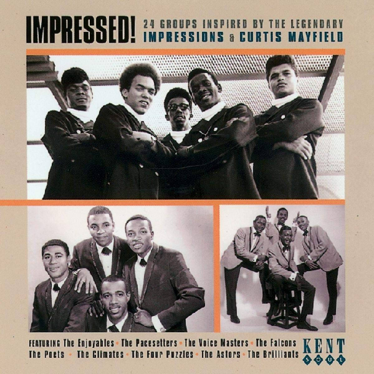 "Tribute Album Cover of Curtis Mayfield and The Impressions" Wallpaper