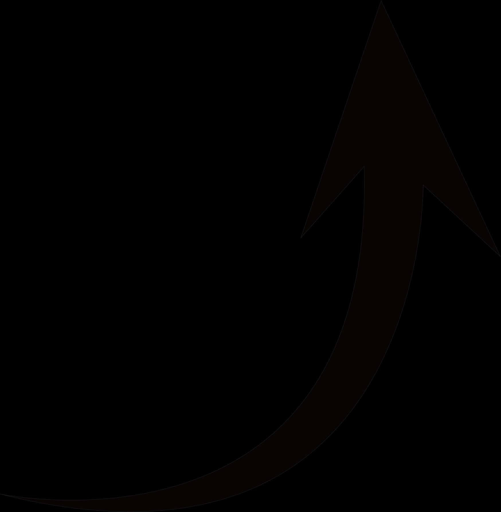 Curved Arrow Icon PNG