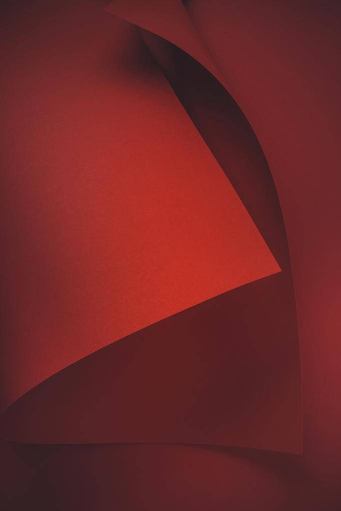 Papelcurvado De Color Rojo Puro. Fondo de pantalla