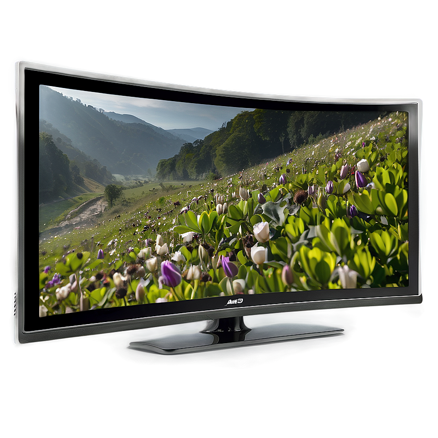 Curved Screen Tv Png Ovc40 PNG