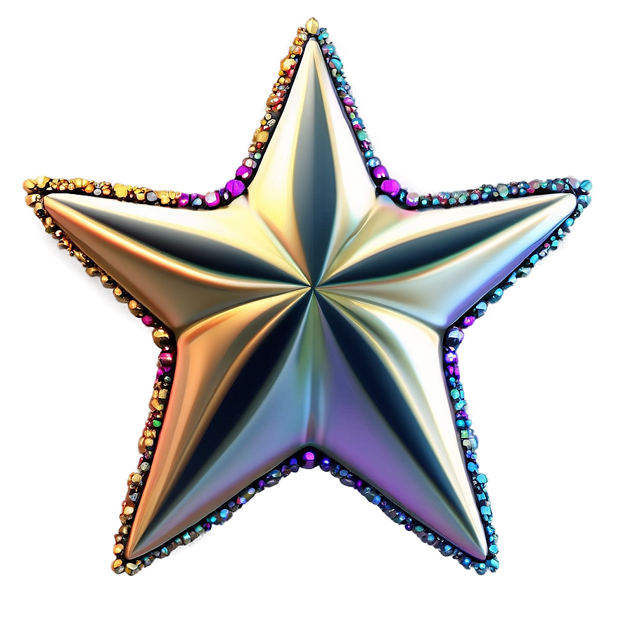 Curved Star Illustration Png 06132024 PNG