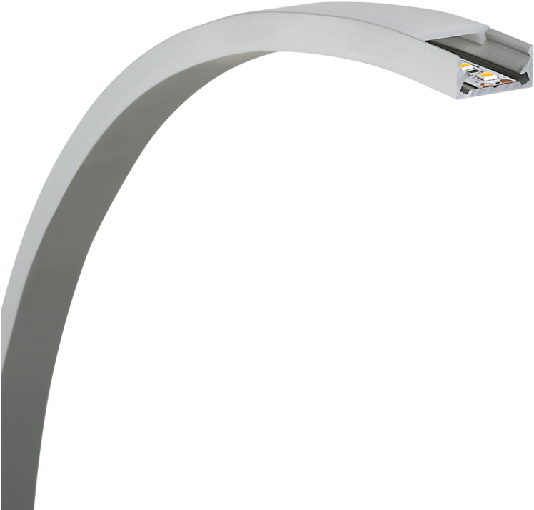 Curved White Structurewith Cables PNG