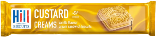 Custard Creams Biscuit Package PNG