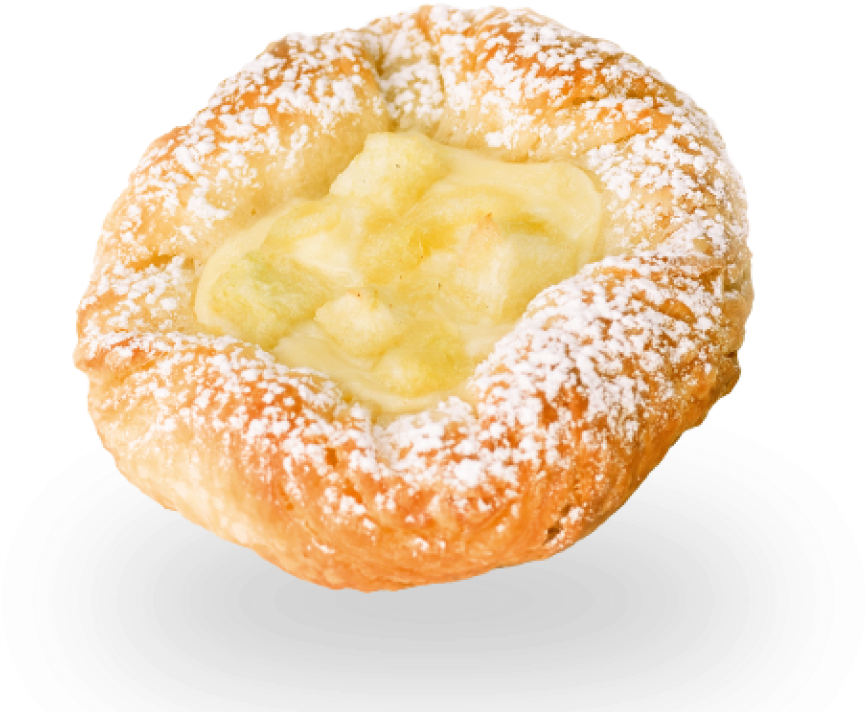 Custard Filled Pastry Dessert.png PNG