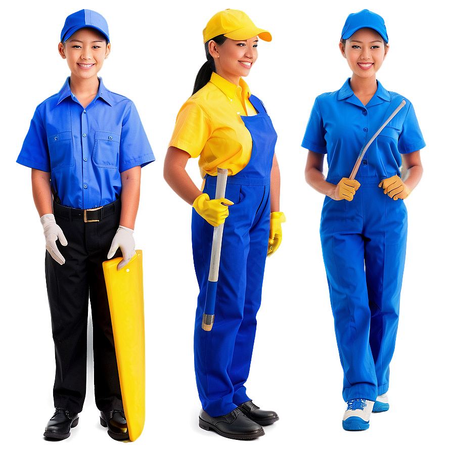 Custodial Staff Uniform Png Yve8 PNG