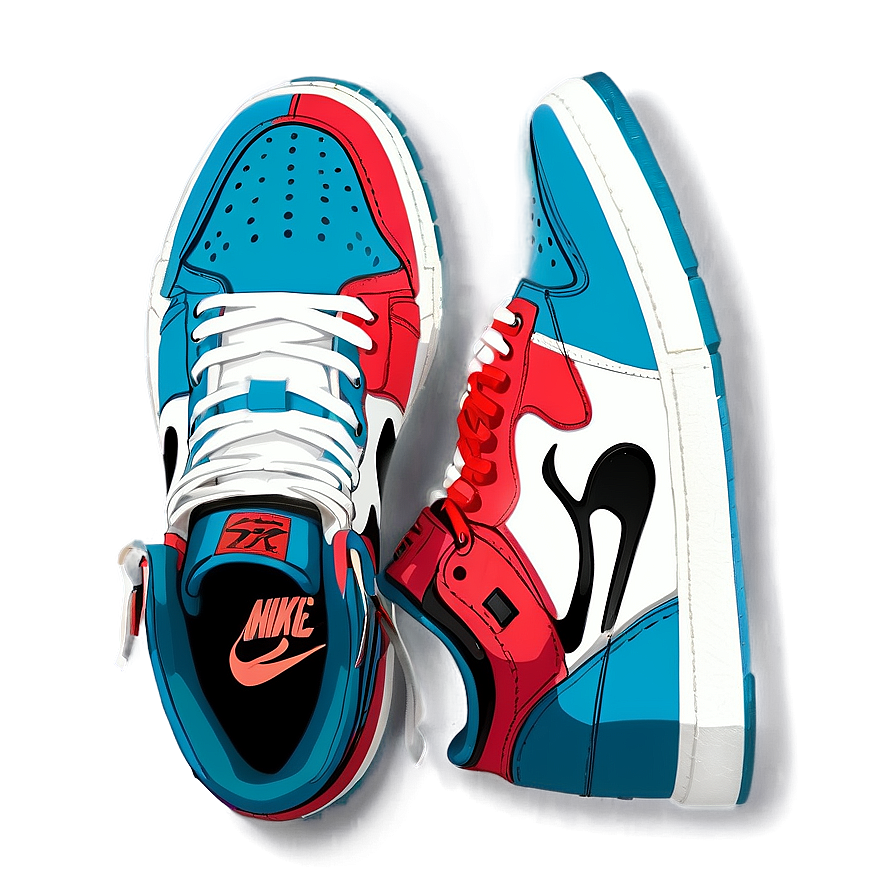 Custom Air Jordan 1 Artwork Png 06202024 PNG