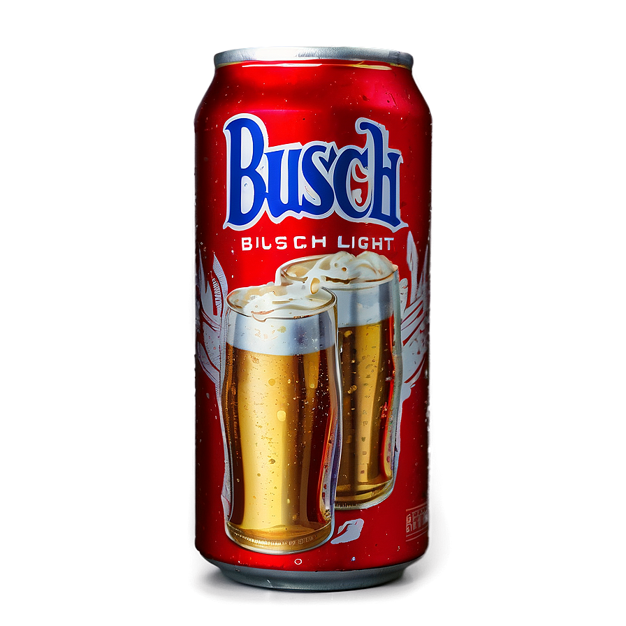 Custom Busch Light Can Png 06132024 PNG