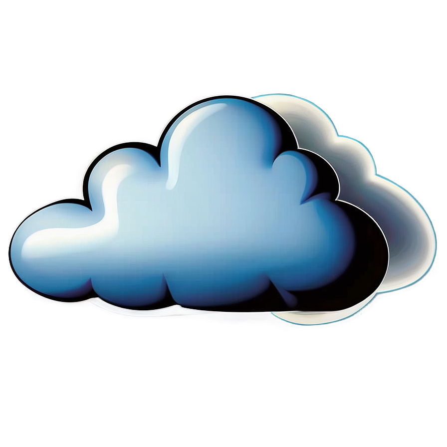 Custom Cloud Vector Art Png 61 PNG