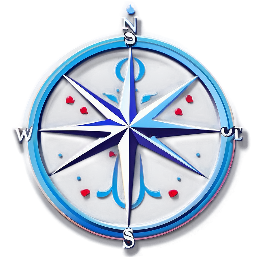 Download Custom Compass Rose Graphic Png 12 | Wallpapers.com