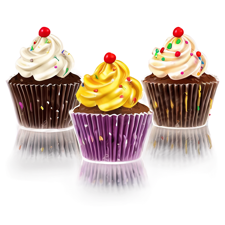 Custom Cupcakes Png 06112024 PNG