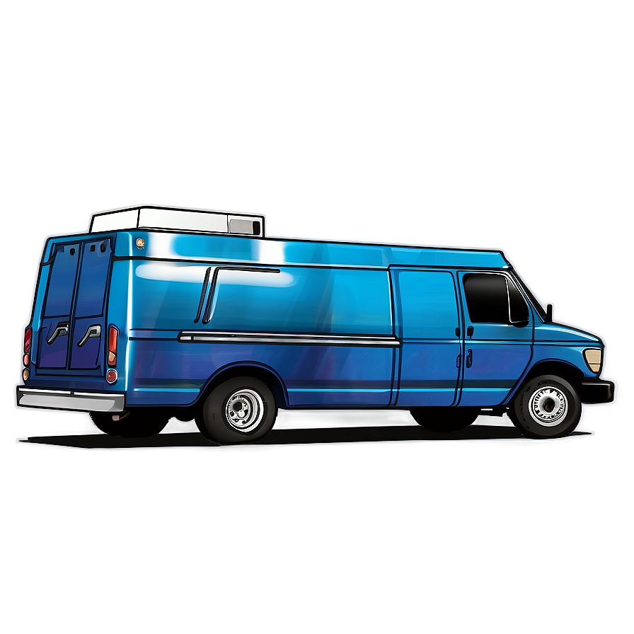 Custom Food Truck Van Png Cph70 PNG